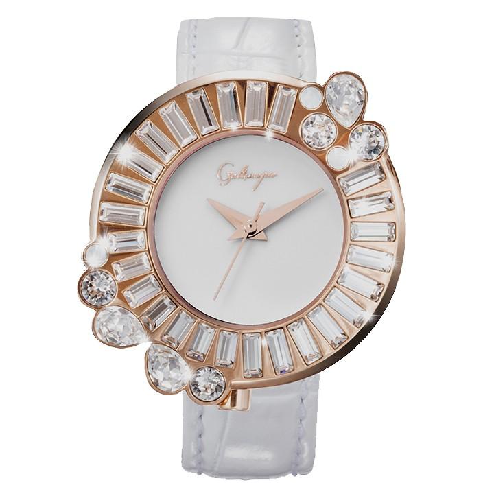 スワロフスキーが回転するレディース腕時計 Galtiscopio (ガルティ