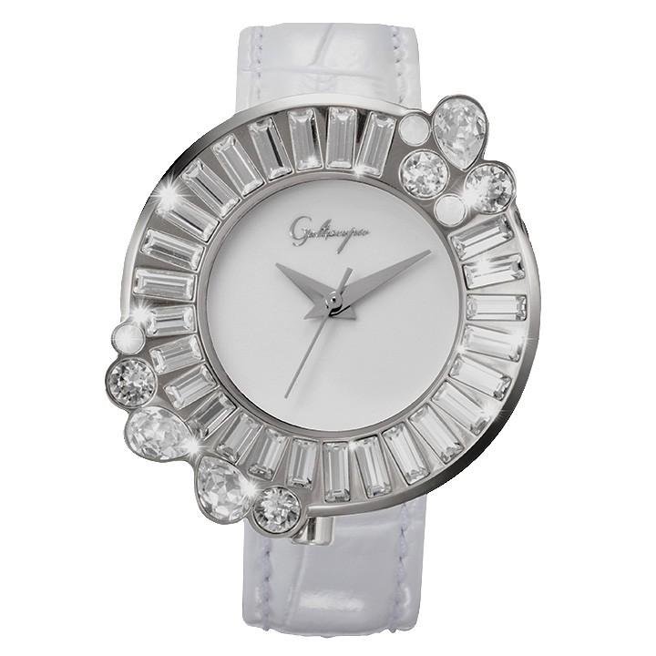 スワロフスキーがキラキラ回るクルクル時計 Galtiscopio (ガルティ