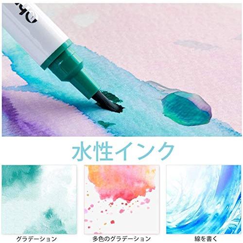 ディズニープリンセスのベビーグッズも大集合 最新 Ohuhu 水彩毛筆 36色セット 水ペン1本付き ウォーターカラーパッド12枚付き 水彩筆 水性 水彩画 イラスト 手帳 塗り絵 スケッチ Materialworldblog Com