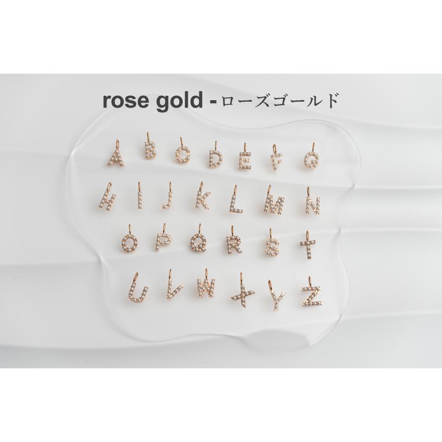ブレスレット イニシャル パール ステンレス レディース ゴールド
