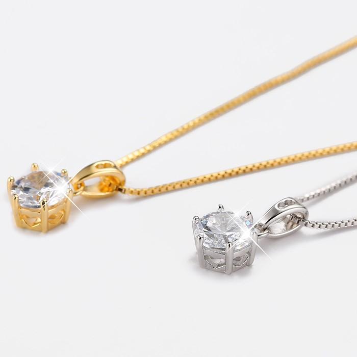 爆買 ネックレス レディース/大粒0.8カラット ネックレス 一粒/自分へのご褒美 女性 彼女 妻 プレゼント 人気_16