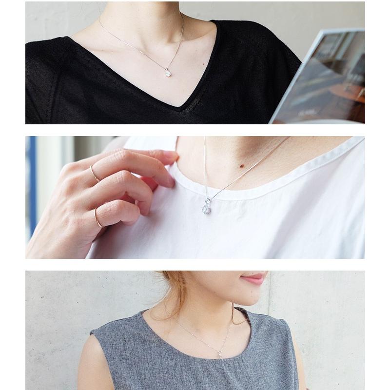 爆買 ネックレス レディース/大粒0.8カラット ネックレス 一粒/自分へのご褒美 女性 彼女 妻 プレゼント 人気_18