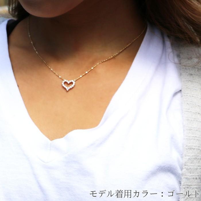 爆買 ネックレス レディース/豪華16粒 オープンハート/プレゼント 女性 彼女 妻 娘の画像