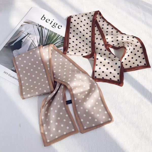 gulamu jewelry 水玉模様 ドット柄 スカーフ ヘアバンド ヘア  