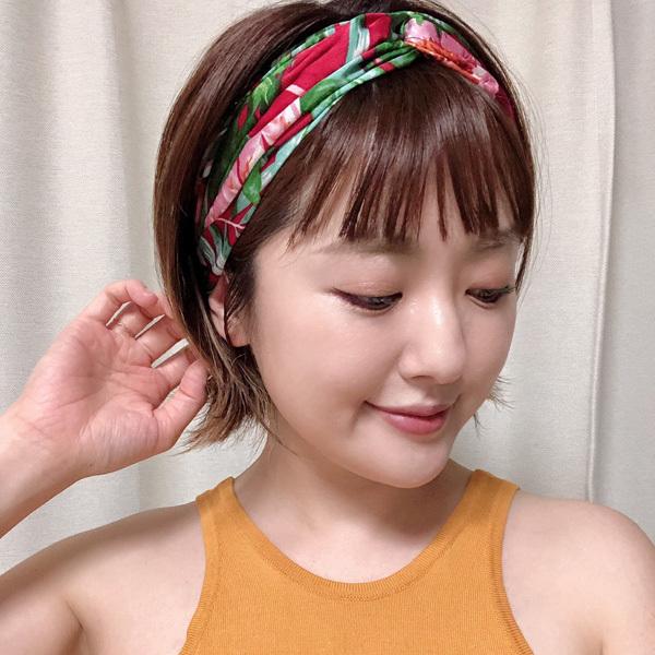 gulamu jewelry 爆買 花柄 フラワー ねじり ヘアバンド ターバン