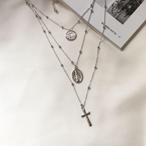 gulamu jewelry（グラム ジュエリー） 爆買 3連ロザリオ ネックレス