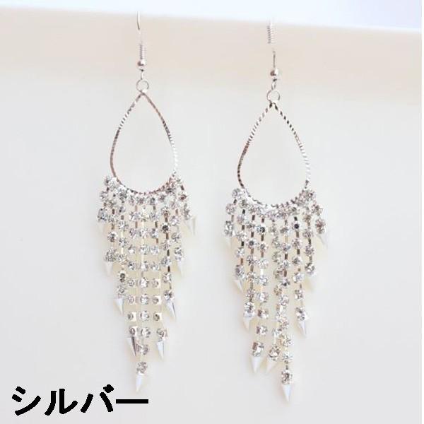 gulamu jewelry シャンデリア フックピアス ゴージャス 揺れる しずく 