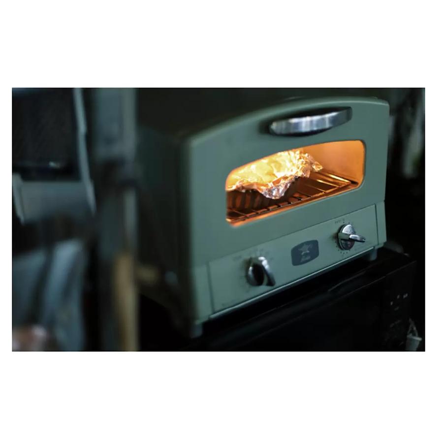 アラジン グラファイトトースター CAT-GS13A(G) グリーン トースト2枚焼き 遠赤グラファイト搭載 外はカリッと、中はモチモチ シンプル  おしゃれ 調理 家電 料理
