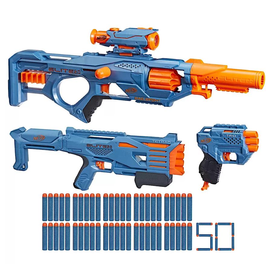 ナーフ エリート2.0 ブラスターパック シューティングゲーム 対戦 スポーツトイ サバゲー おもちゃ プレゼント クリスマス 誕生日 初心者