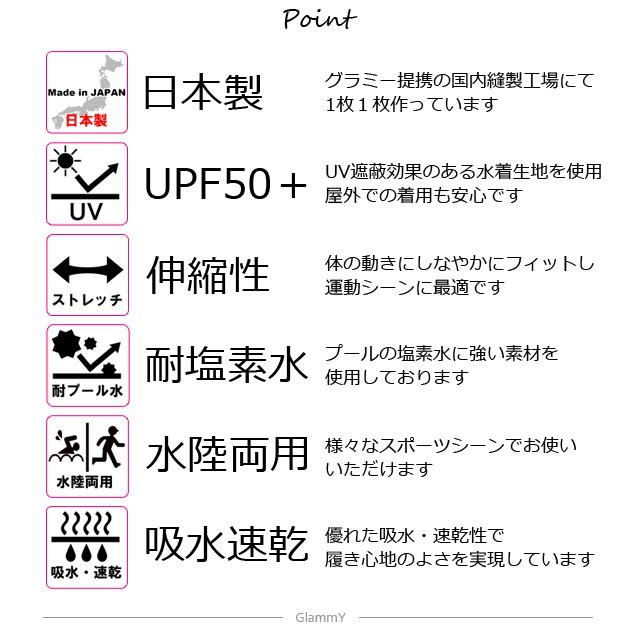 日本製 水着インナーショーツ レディース アンダーショーツ単品 大きいサイズ 体型カバー ボックスタイプ ハイウエスト フィットネス ビキニ別売 メール便OK|glammy-store|12