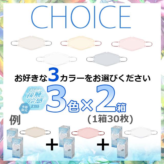 福袋 2026 冷感 マスク 不織布 180枚 接触冷感 バイカラー マスクラブ