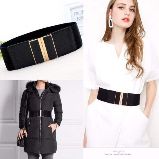 ベルト レディース ダイナミック ゴールドバックル ウエスト ベルト レディース 革 ワンピース Be51 Glamorousjewel 通販 Yahoo ショッピング