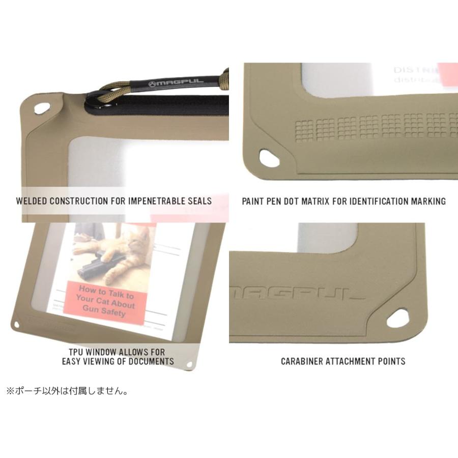 MAG0100　【正規品】Magpul DAKA Window ドキュメントポーチ[35cm×32cm] BK_1
