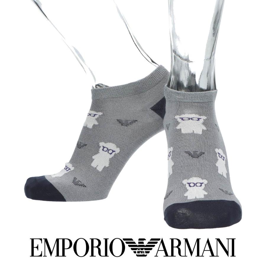 EMPORIO ARMANI エンポリオ アルマーニ ソックス メンズ スニーカー丈 
