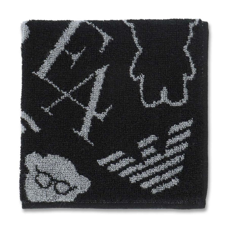 y*様 【新品未使用】エンポリオ アルマーニ ロゴプリント 両面コットンブランケ EMPORIO ARMANI ハンドタオル マンガベア ロゴ 綿100％ メンズ ギフト