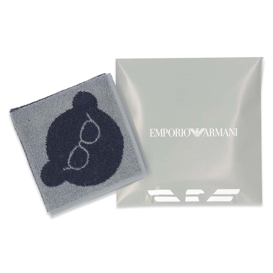 EMPORIO ARMANI ハンドタオル エンポリオ アルマーニ 3面マンガベア EA