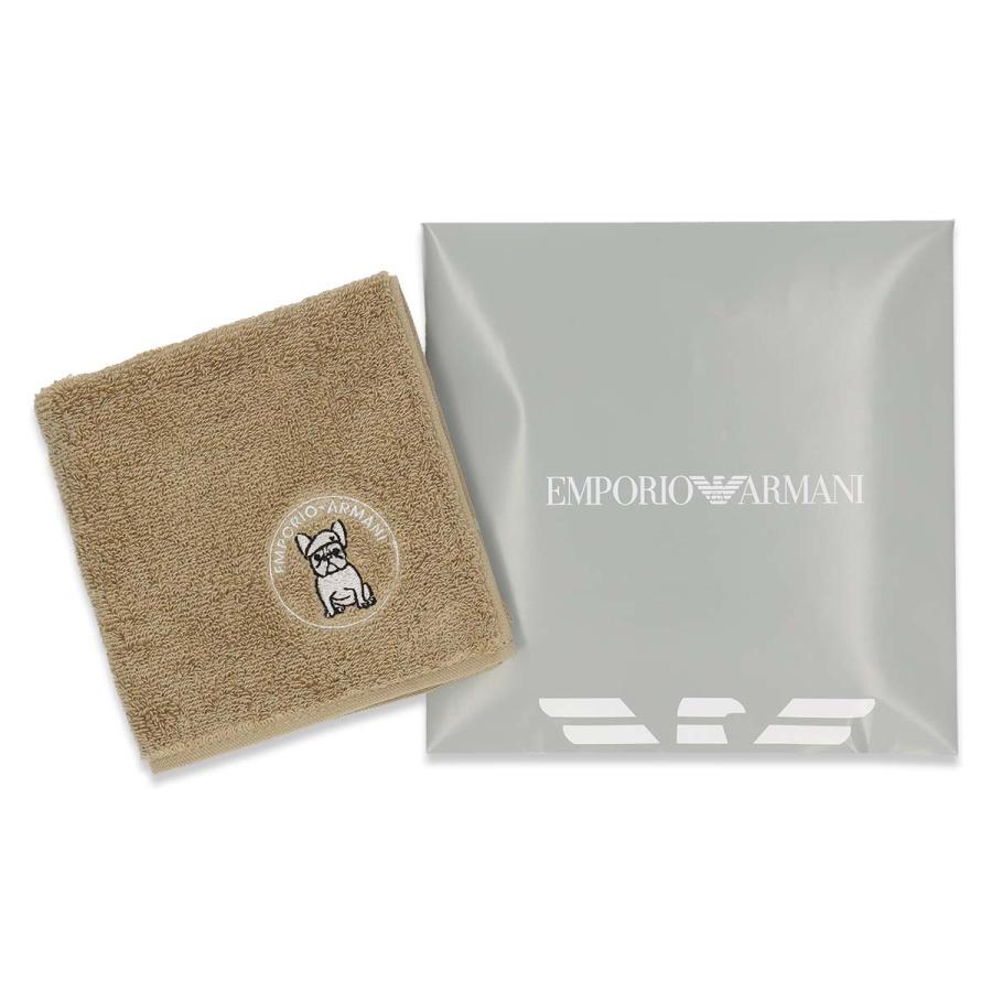 y*様 【新品未使用】エンポリオ アルマーニ ロゴプリント 両面コットンブランケ EMPORIO ARMANI エンポリオ アルマーニ ミニタオル メンズ フレンチ