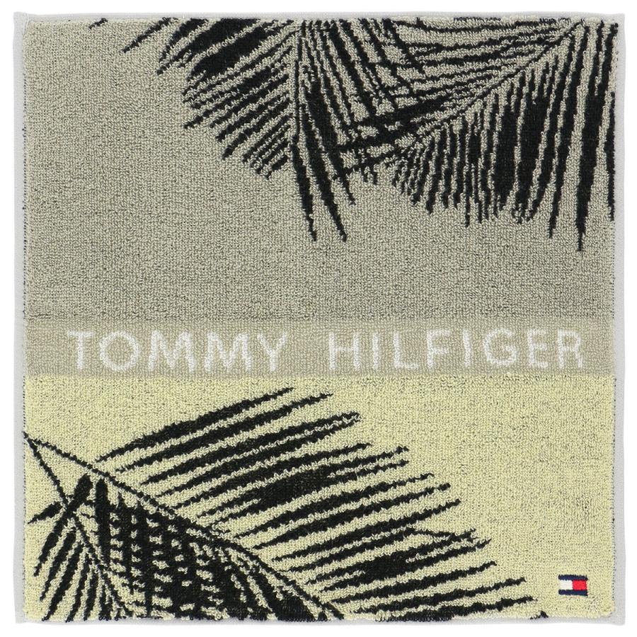 TOMMY HILFIGER トミーヒルフィガー ポリジン加工 タオル ハンカチ(ミニタオル)リーフ柄 プレゼント 贈答 ギフト 02582156|glanage|04