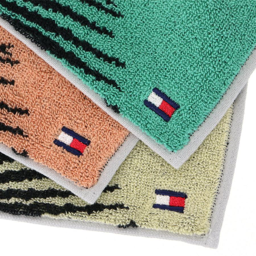 TOMMY HILFIGER トミーヒルフィガー ポリジン加工 タオル ハンカチ(ミニタオル)リーフ柄 プレゼント 贈答 ギフト 02582156|glanage|07