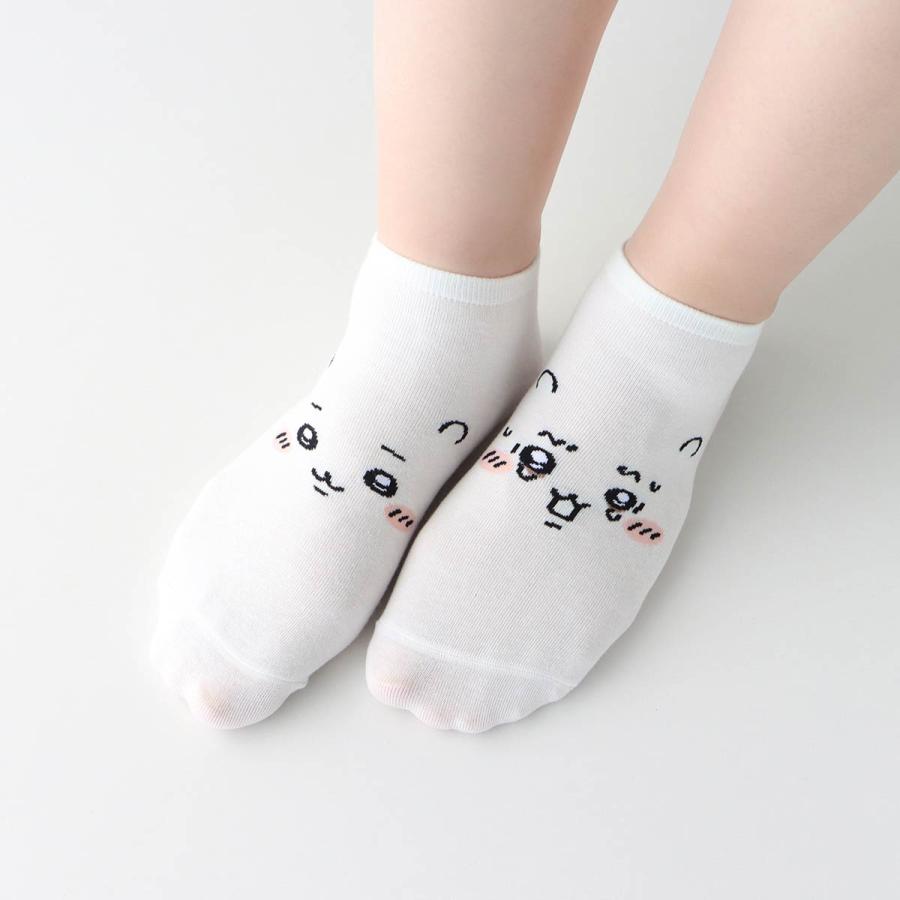 ちいかわ ソックス ちいかわフェイス スニーカー丈 靴下