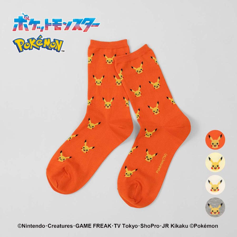 NAIGAI（ナイガイ） ポケモン ソックス レディース ピカチュウ