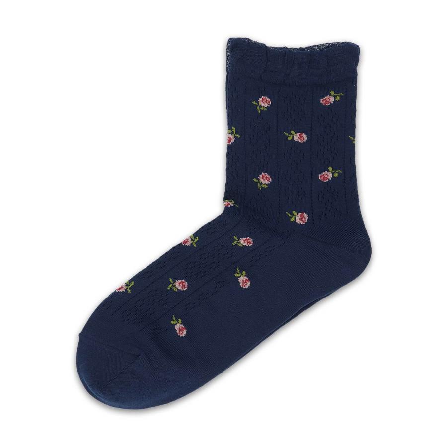 LAURA ASHLEY（ローラアシュレイ） ソックス レディース 綿混 Floral