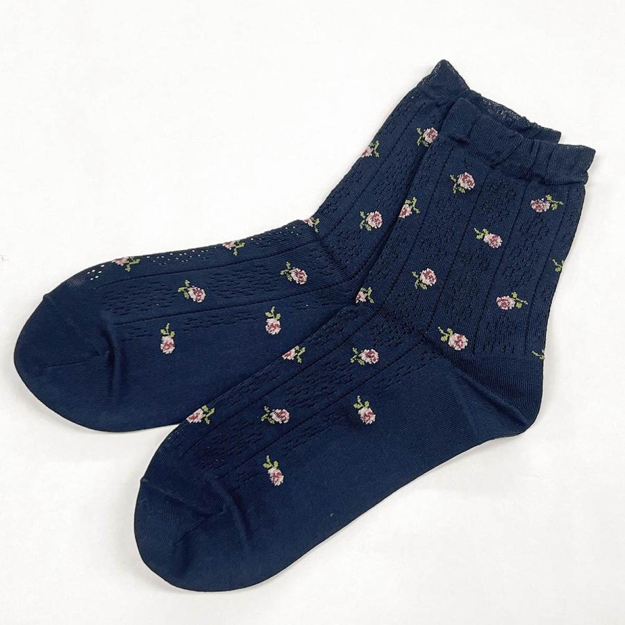 LAURA ASHLEY（ローラアシュレイ） ソックス レディース 綿混 Floral