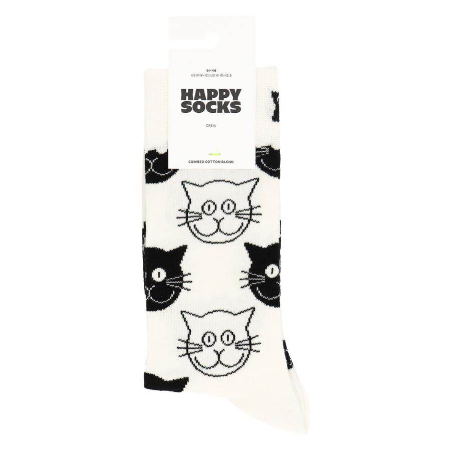 Happy Socks ハッピーソックス Cat キャット 26-29.5cm クルー丈 ソックス JAPAN EDITION 靴下 ユニセックス メンズ ＆ レディース 10233138｜glanage｜06