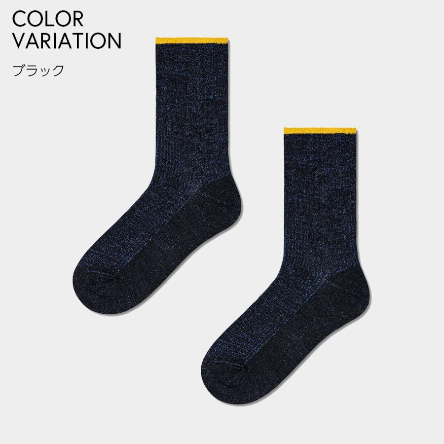 Happy Socks ハッピーソックス Mariona マリオナ HYSTERIA ヒステリア クルー丈 ソックス  靴下 ユニセックス レディース 10236016｜glanage｜03