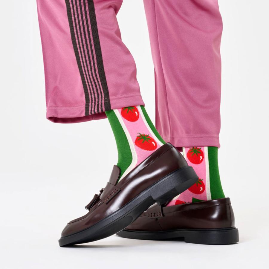 Happy Socks（ハッピーソックス） ソックス おしゃれ トマト クルー丈