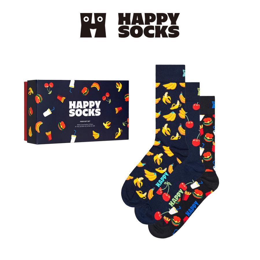 Happy Socks（ハッピーソックス） 41%OFF 靴下 3足セット ギフト