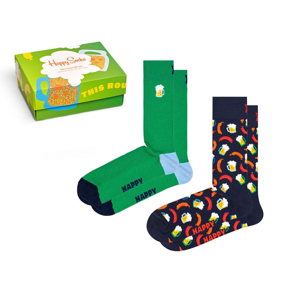 Happy Socks（ハッピーソックス） Happy Socks 2足セット 箱入り｜Beer