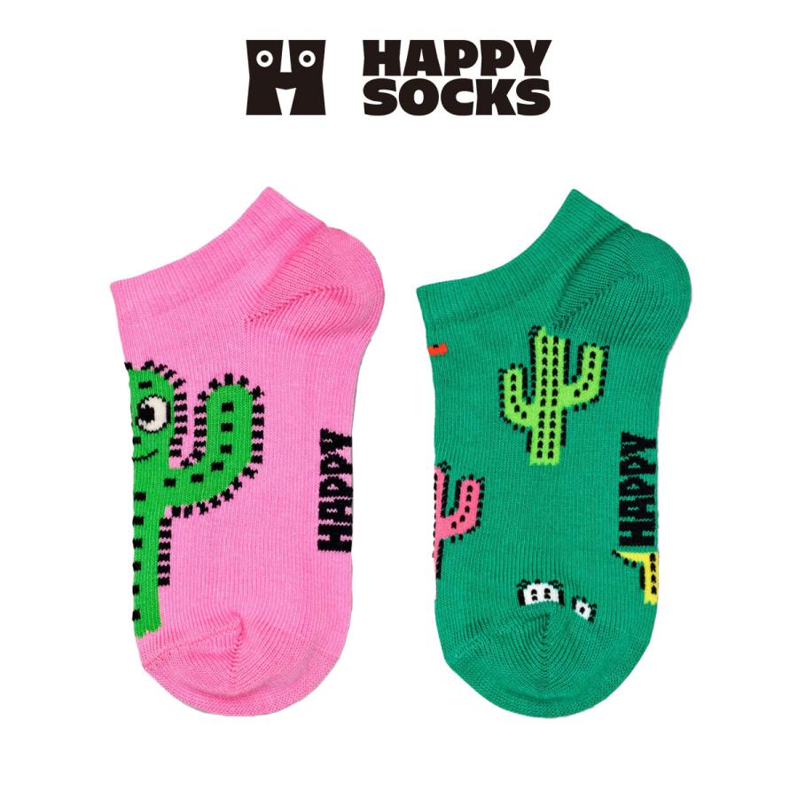 Happy Socks [2足セット]Happy ハッピーソックス Kids Cactus カクタス 