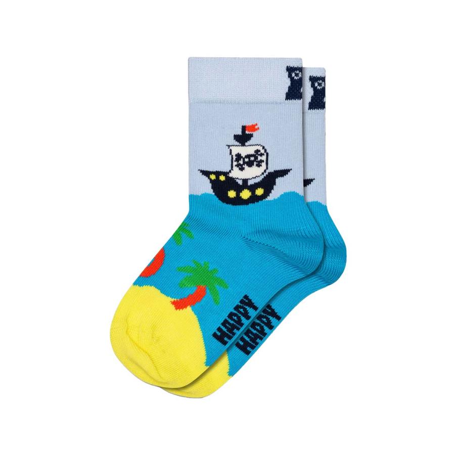 Happy Socks（ハッピーソックス） 43%OFF 2足セット キッズ パイレーツ