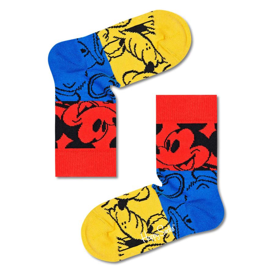 Happy Socks ハッピーソックス Disney ディズニー Colorful Friends カラフル フレンズ 子供 クルー丈 ソックス 靴下 Kids New売り切れる前に