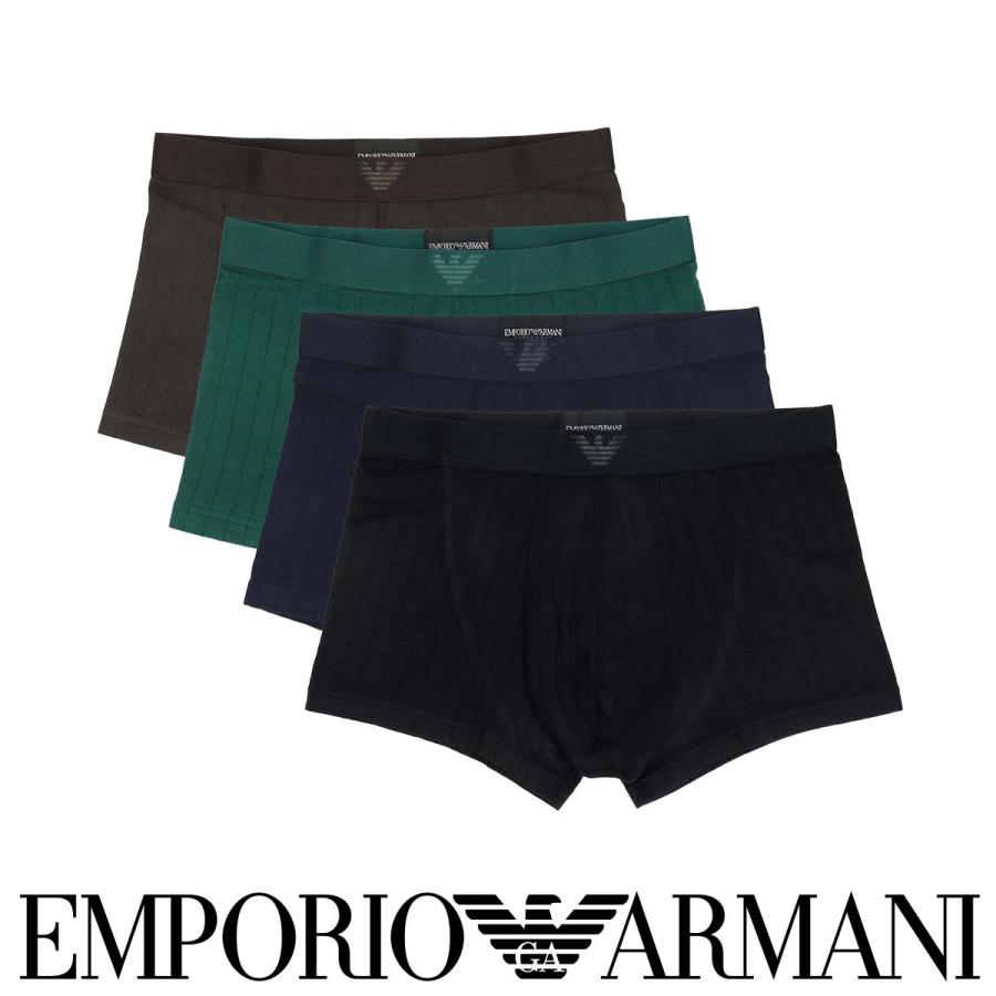 未使用　EMPORIO ARMANI TRUNK 4枚　ボクサーパンツ EMPORIO ARMANI エンポリオ アルマーニ ボクサーパンツ メンズ 男性