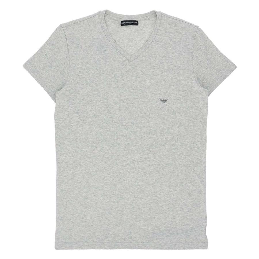 EMPORIO ARMANI エンポリオ アルマーニ ストレッチコットン Vネック 半袖 Tシャツ アンダーシャツ 無地 ブランド EUサイズ 54097291｜glanage｜07