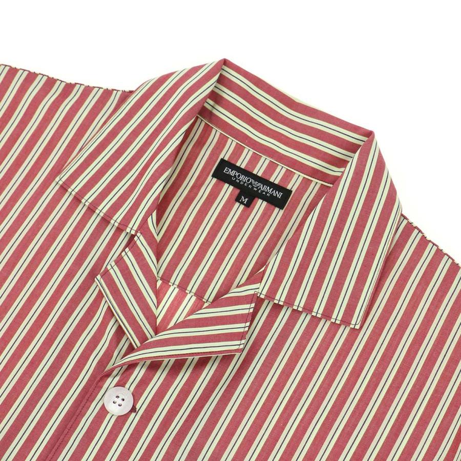 EMPORIO ARMANI エンポリオ アルマーニ 先染めストライプ パジャマ 