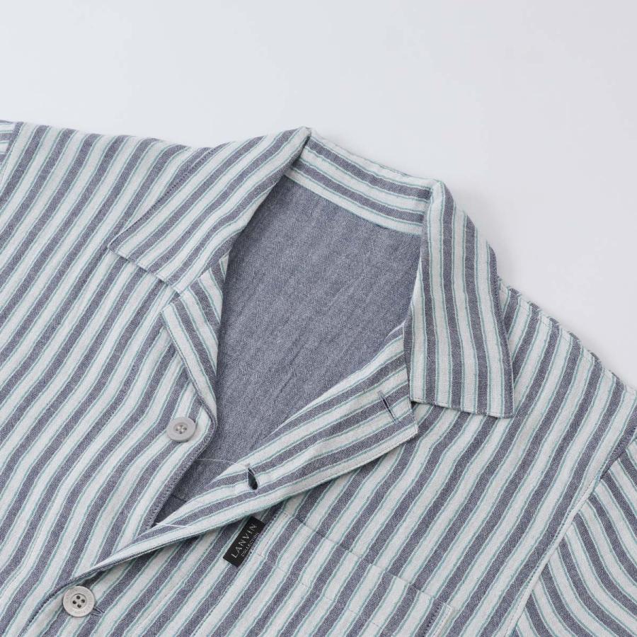 LANVIN COLLECTION ランバン コレクション パジャマ 上下セット 先染め