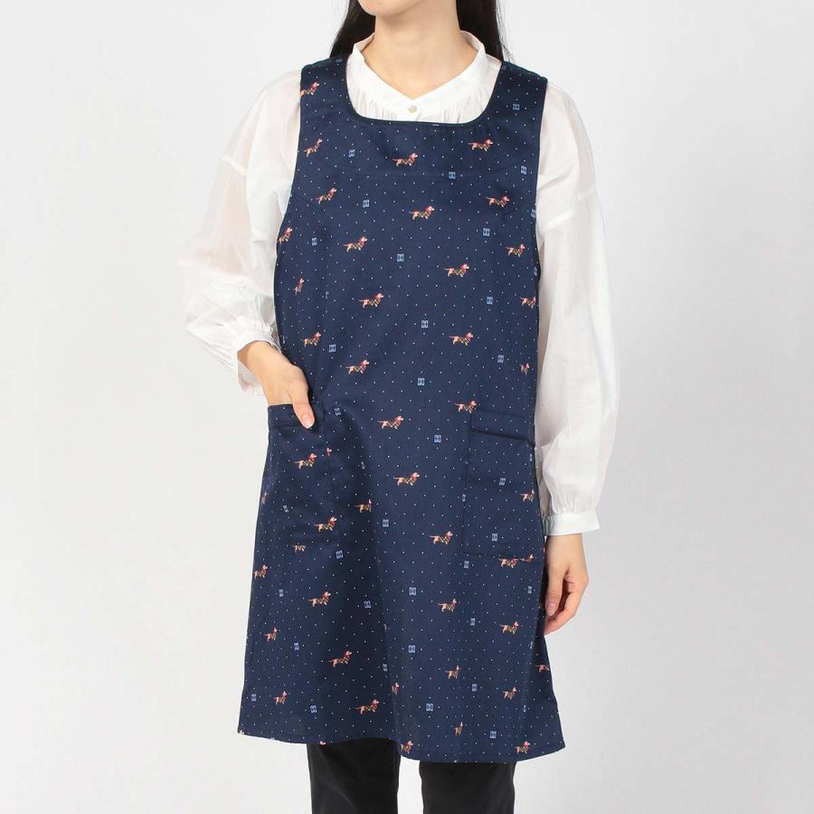 DAKS（ダックス） エプロン 後結び 背付き 形態安定加工 ダックス