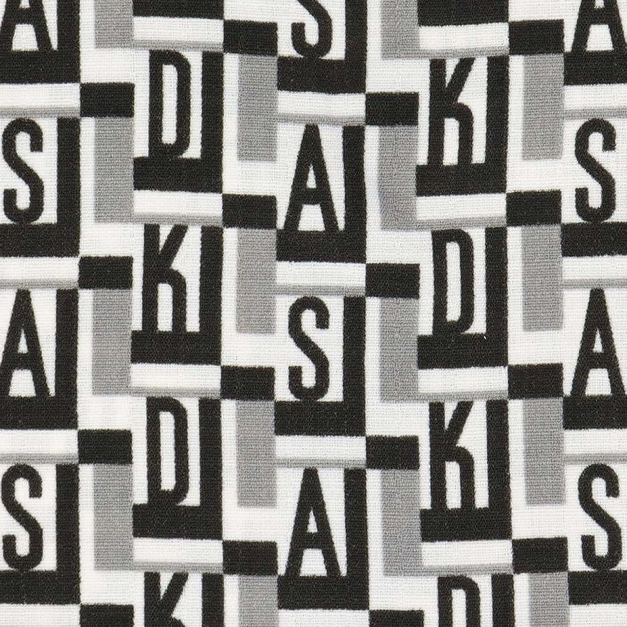 DAKS（ダックス） Geo monogram柄 ポリエステル100％ 後結び 割烹着 かっぽう着 カッポー スモック エプロン レディース ...