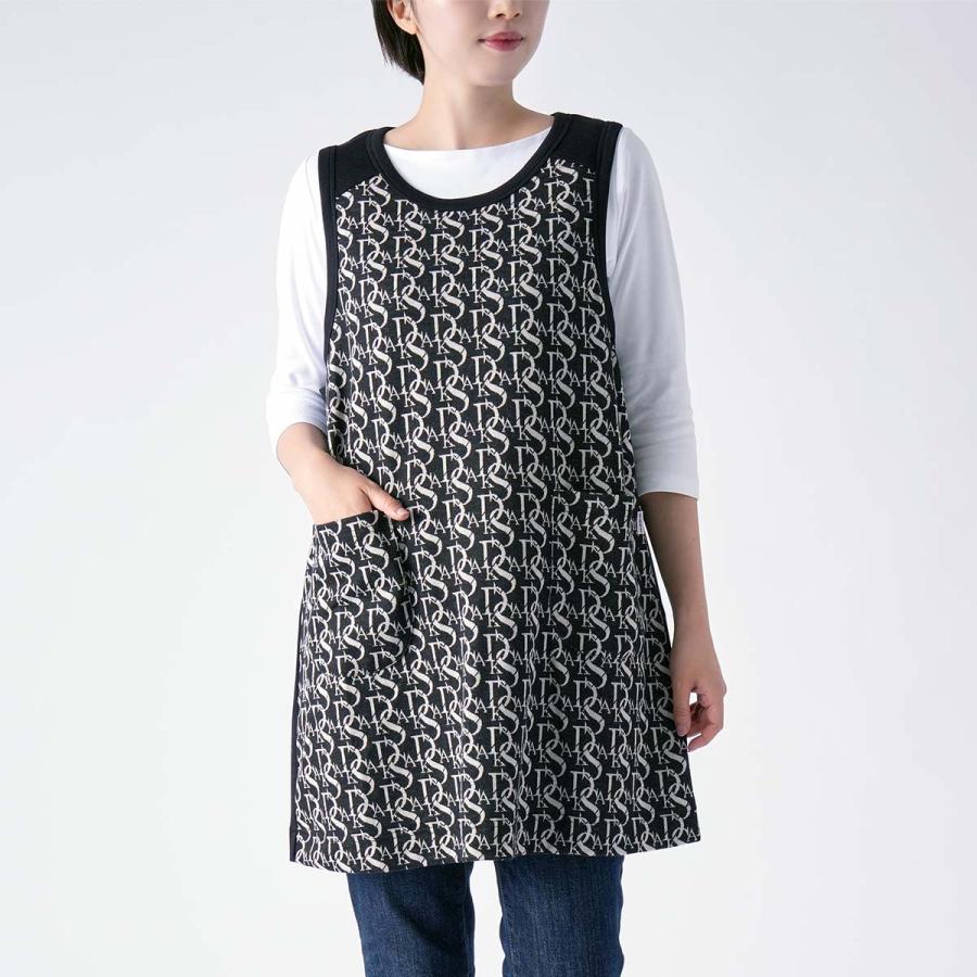 DAKS（ダックス） エプロン レディース Daks Monogram柄 後ボタン 背