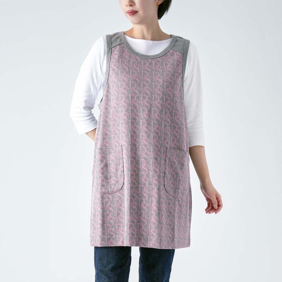 DAKS（ダックス） エプロン レディース Daks Monogram柄 後ボタン 背