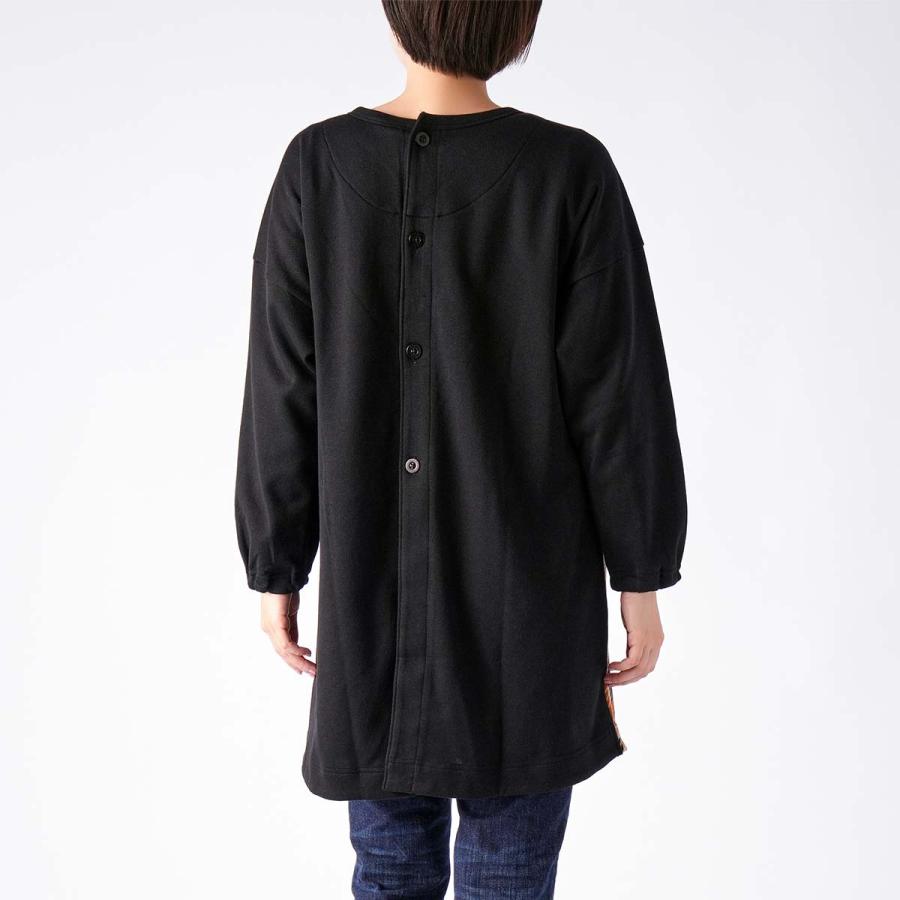 DAKS（ダックス） かっぽう着 HOUSE CHECK ニットジャガード 後ボタン