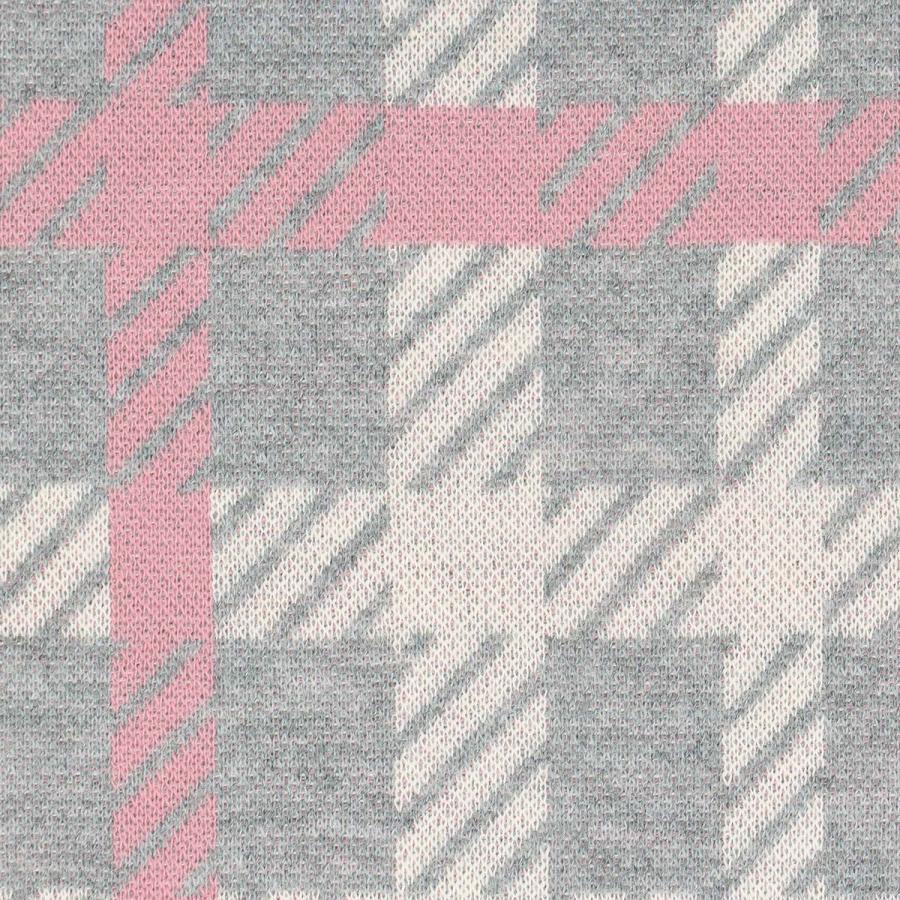 DAKS（ダックス） かっぽう着 HOUSE CHECK ニットジャガード 後ボタン