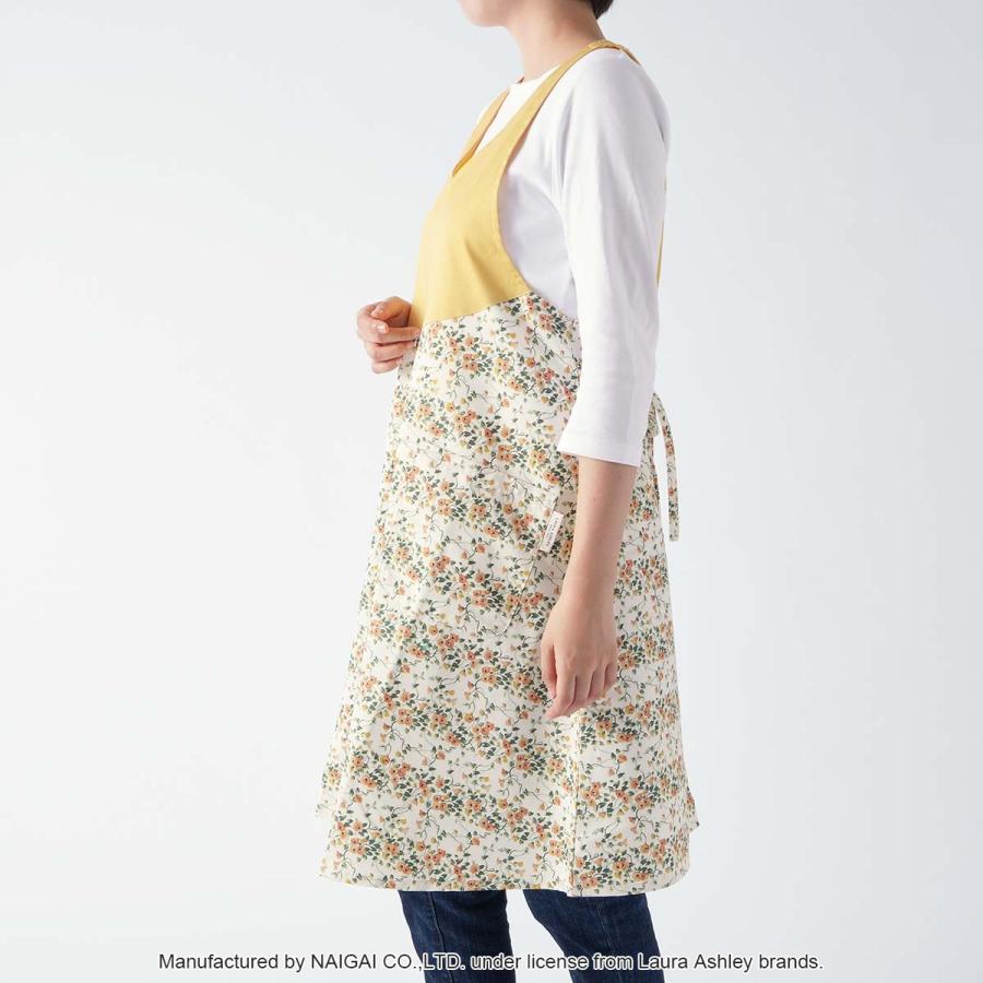 LAURA ASHLEY（ローラアシュレイ） エプロン 形態安定加工 ウェン