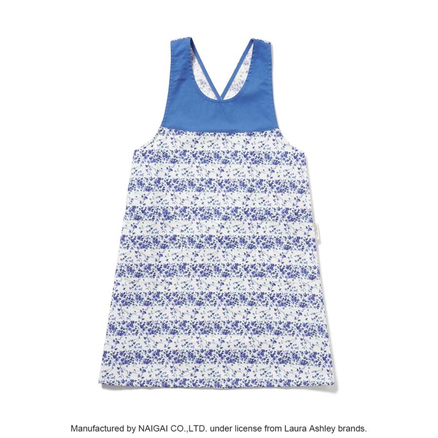 LAURA ASHLEY（ローラアシュレイ） エプロン 形態安定加工 T/Cツイル
