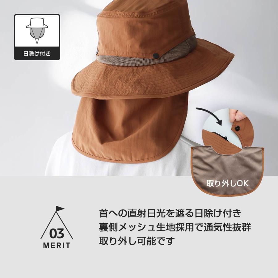 NAIGAI（ナイガイ） 登山 キャンプ メッシュハット 総メッシュで乾き