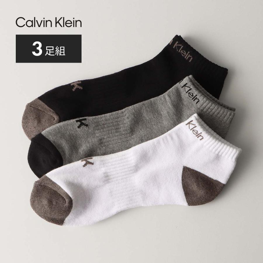Calvin Klein（カルバン・クライン） メンズ 靴下 3足セット