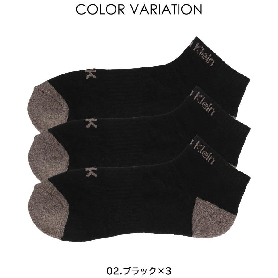 Calvin Klein（カルバン・クライン） メンズ 靴下 3足セット